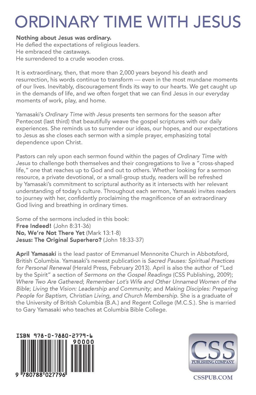 Rückseitencover Ordinary Time with Jesus