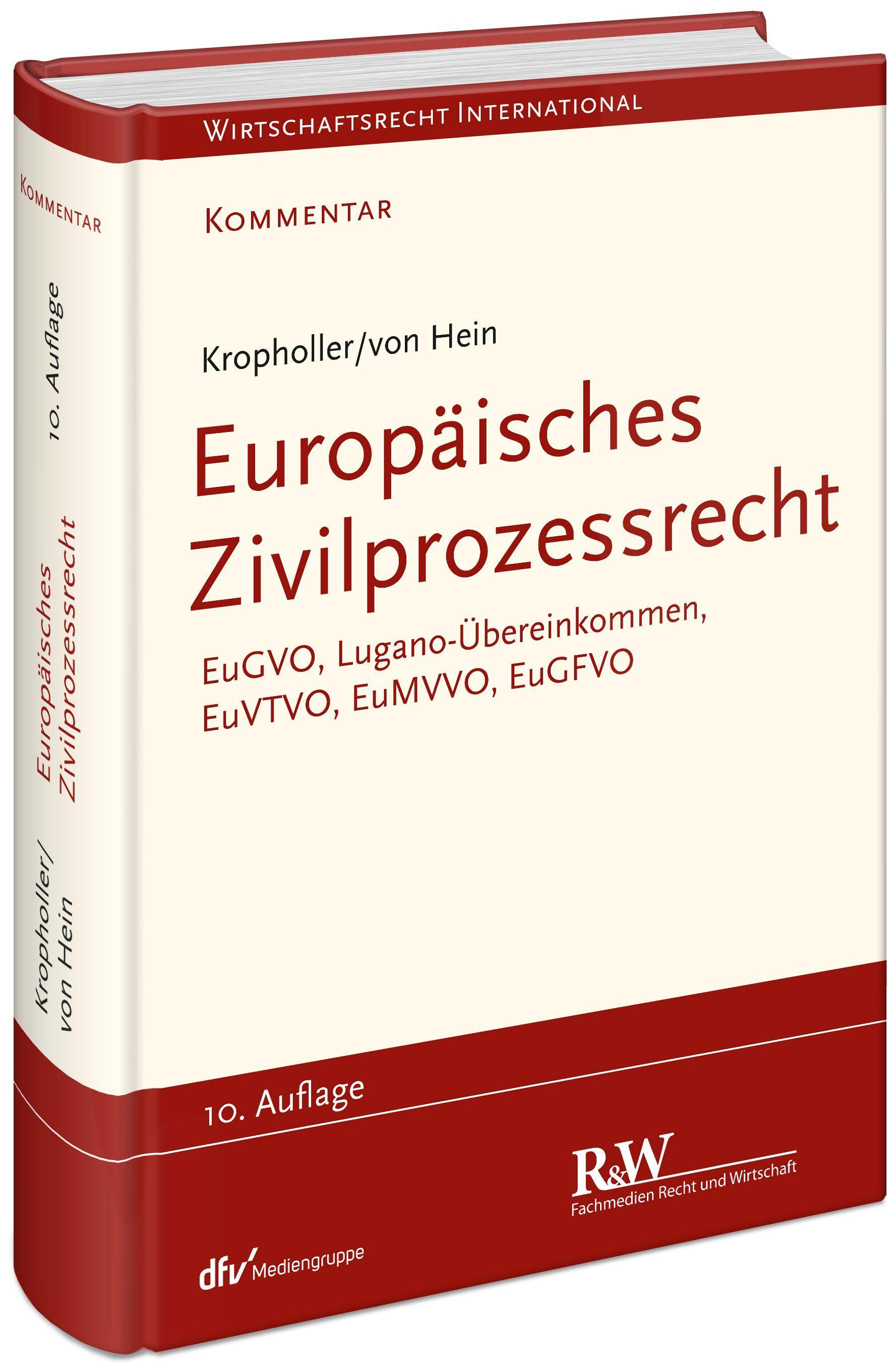 Vorderes Coverbild Europäisches Zivilprozessrecht