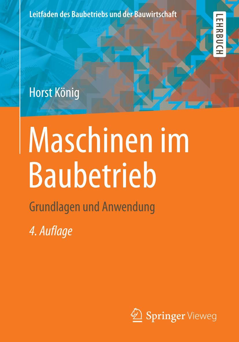 Vorderes Coverbild Maschinen im Baubetrieb