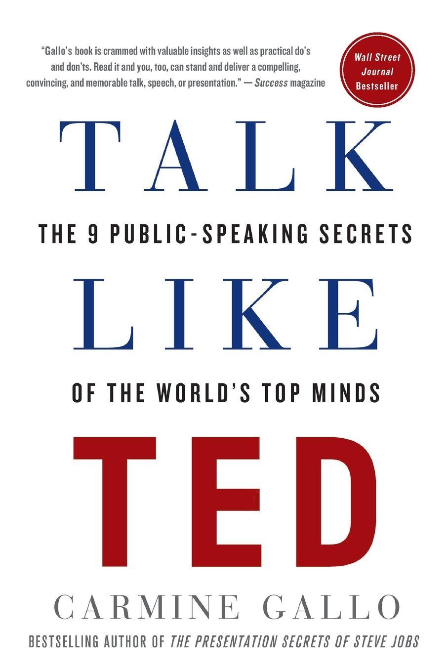 Vorderes Coverbild Talk Like TED