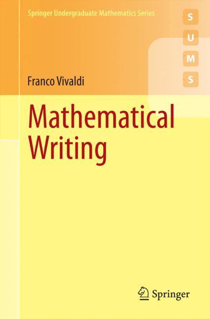 Beispielinhalt (Bild) Mathematical Writing