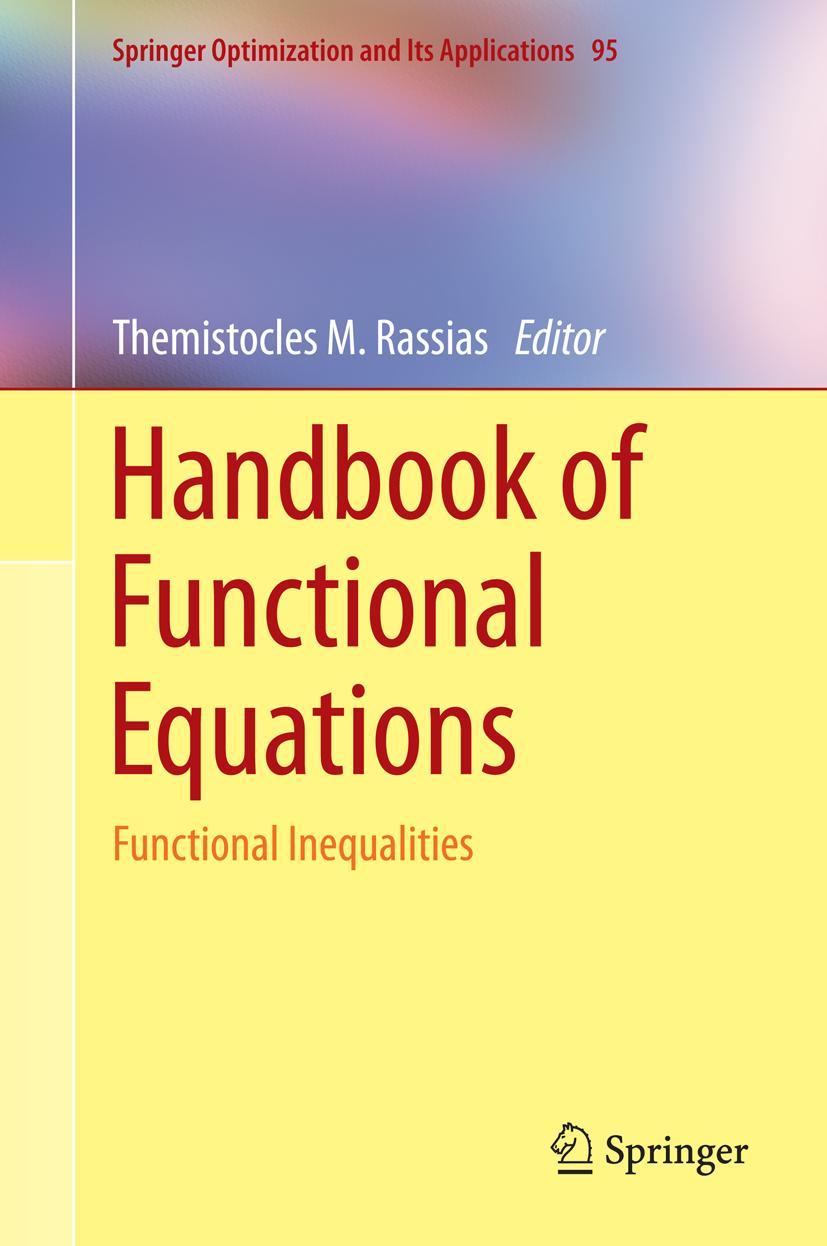 Vorderes Coverbild Handbook of Functional Equations