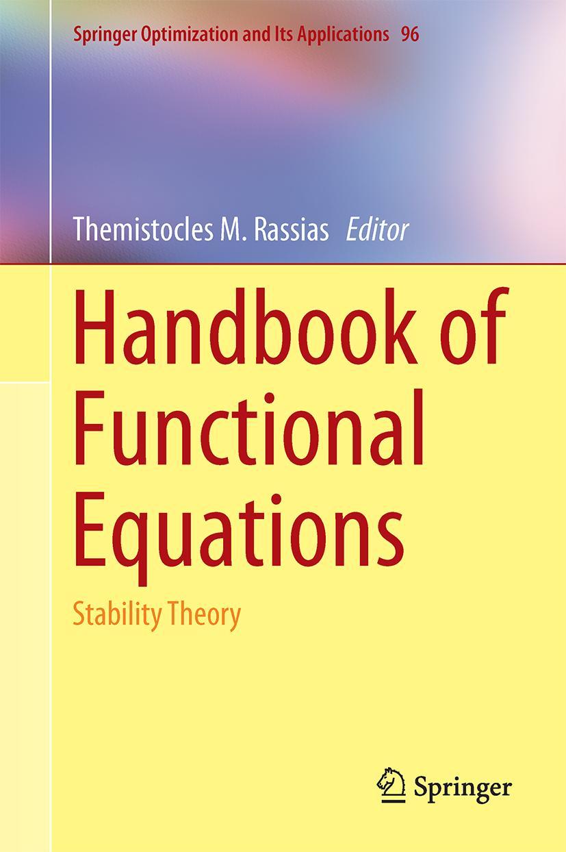 Vorderes Coverbild Handbook of Functional Equations