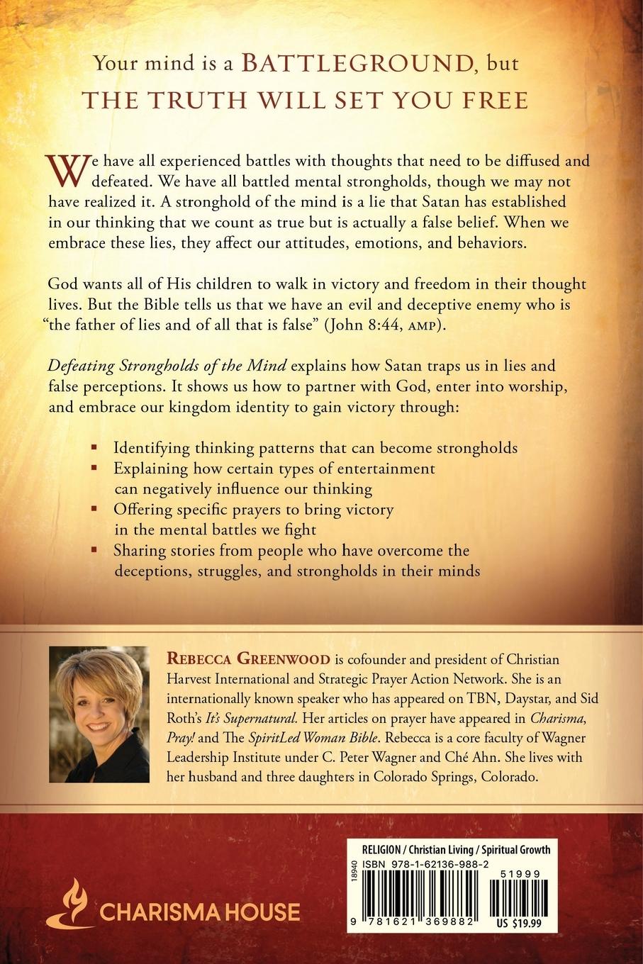 Rückseitencover Defeating Strongholds of the Mind