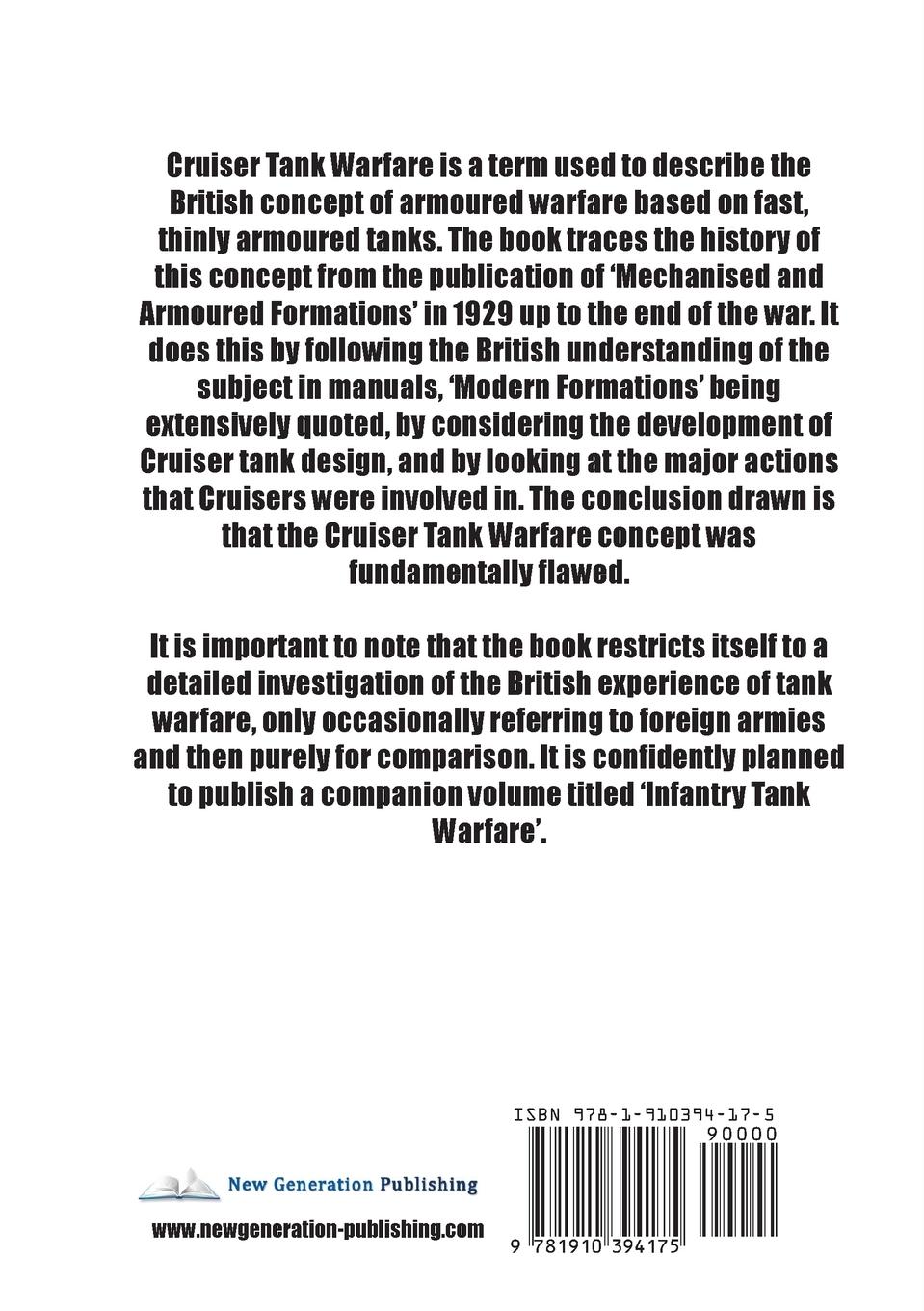 Rückseitencover Cruiser Tank Warfare