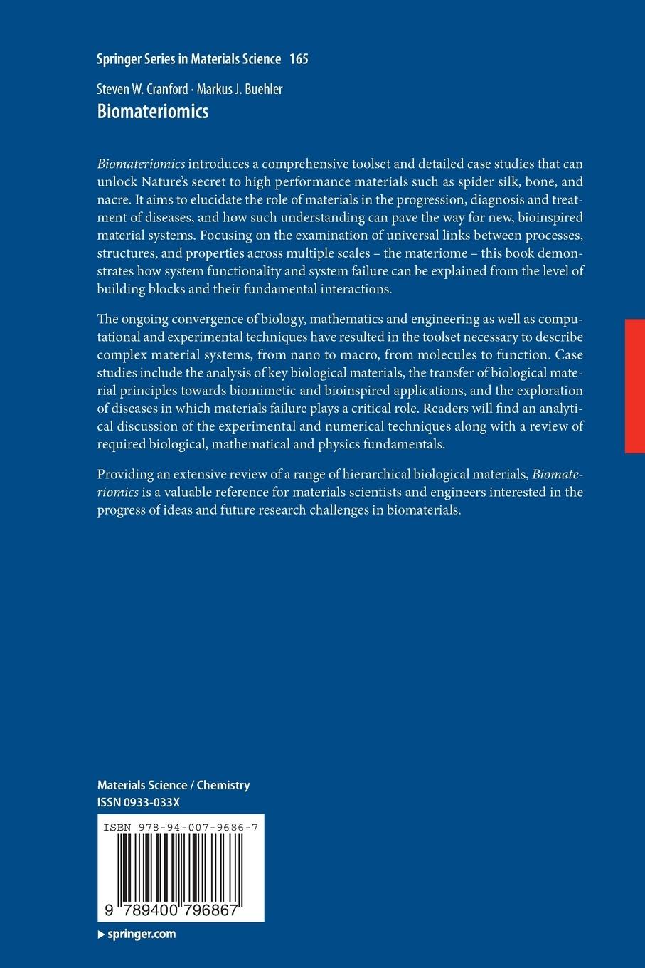 Rückseitencover Biomateriomics