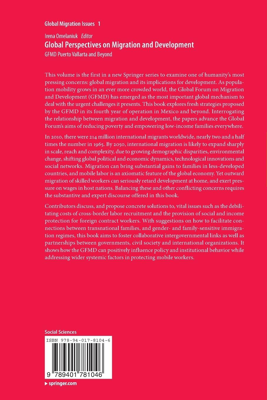 Rückseitencover Global Perspectives on Migration and Development