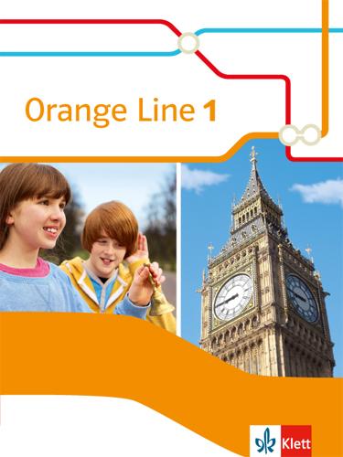 Vorderes Coverbild Orange Line 1. Schülerbuch. Ausgabe 2014