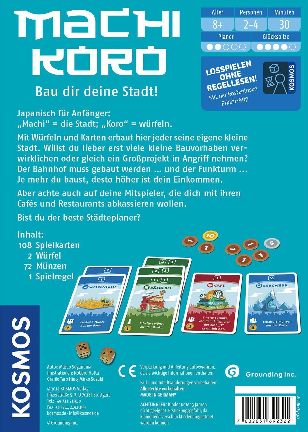 Beispielinhalt (Bild) Machi Koro