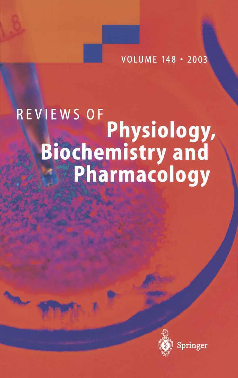 Vorderes Coverbild Reviews of Physiology, Biochemistry and Pharmacology