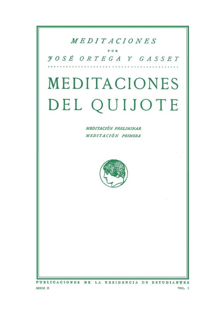 Vorderes Coverbild Meditaciones del Quijote