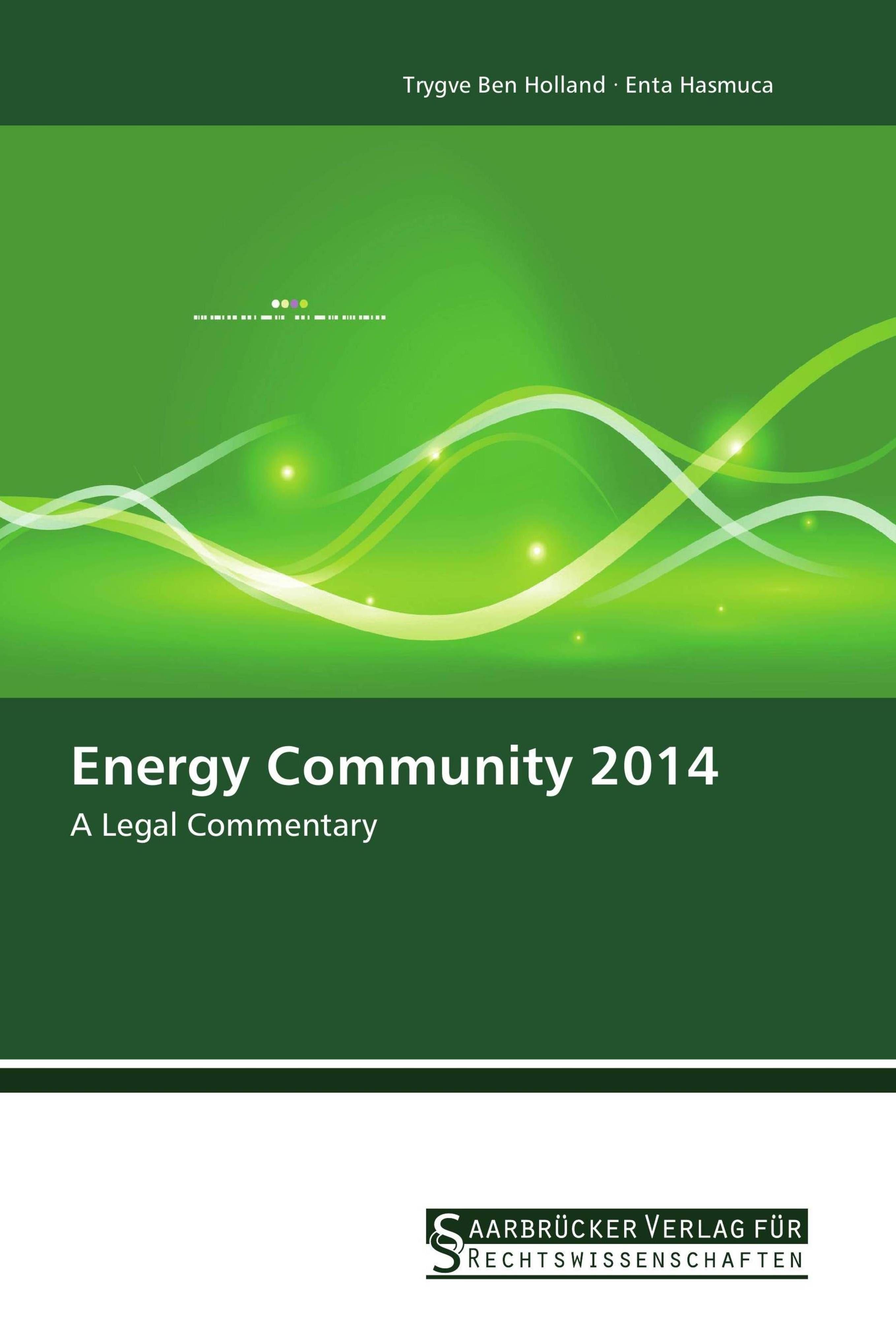 Vorderes Coverbild Energy Community 2014