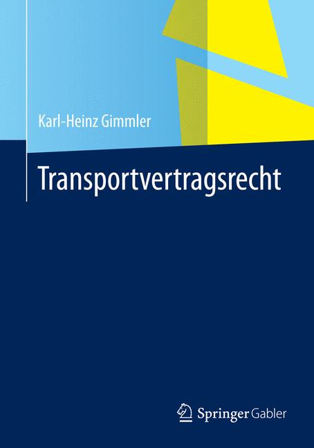 Vorderes Coverbild (hohe Qualität) Transportvertragsrecht