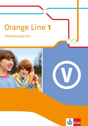 Vorderes Coverbild Orange Line 1. Vokabeltraining aktiv. Ausgabe 2014
