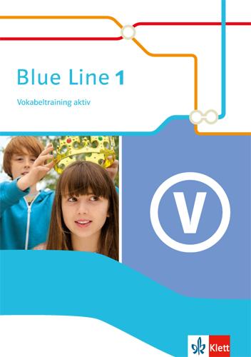 Vorderes Coverbild Blue Line 1. Vokabeltraining aktiv. Ausgabe 2014