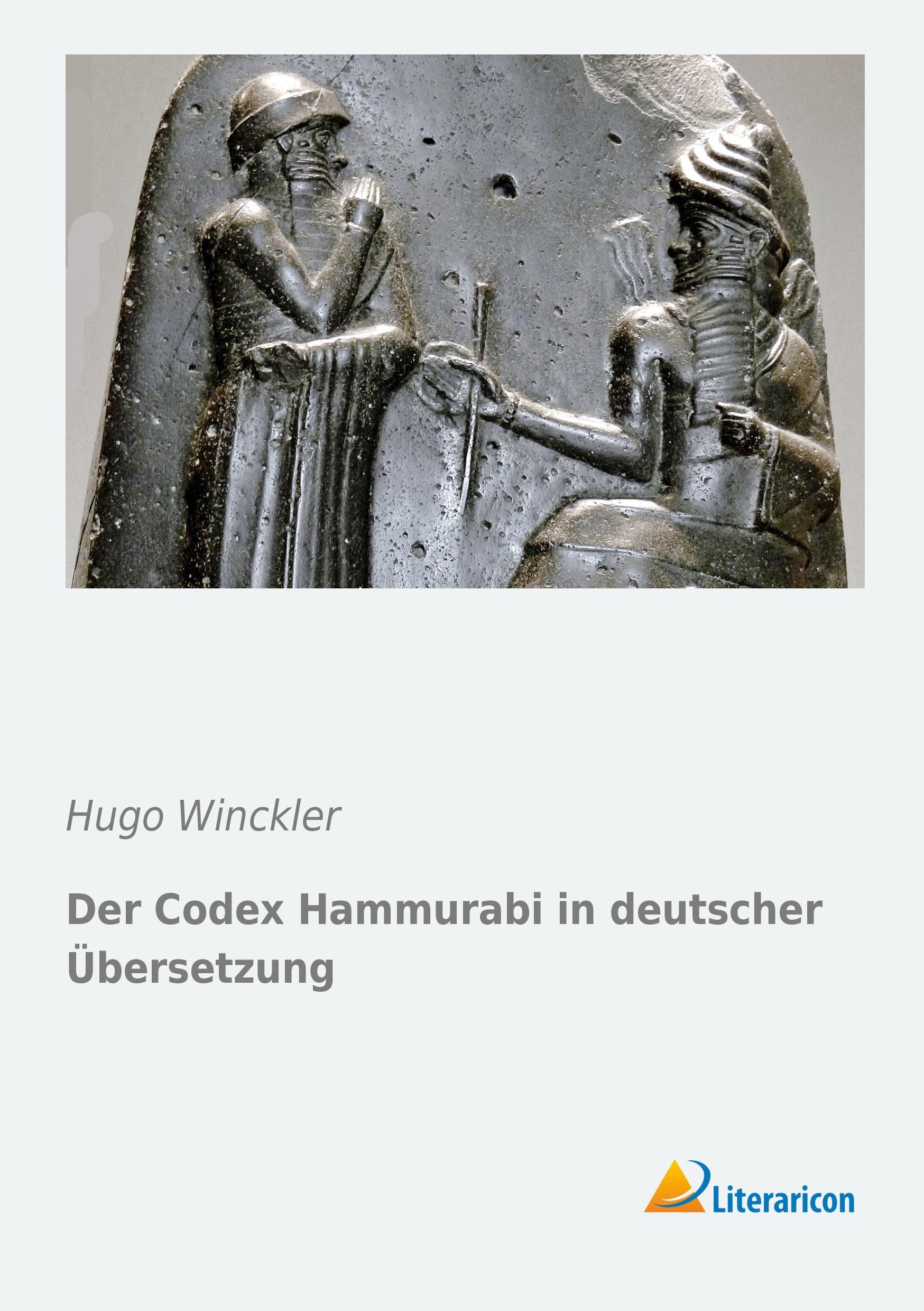 Vorderes Coverbild Der Codex Hammurabi in deutscher Übersetzung