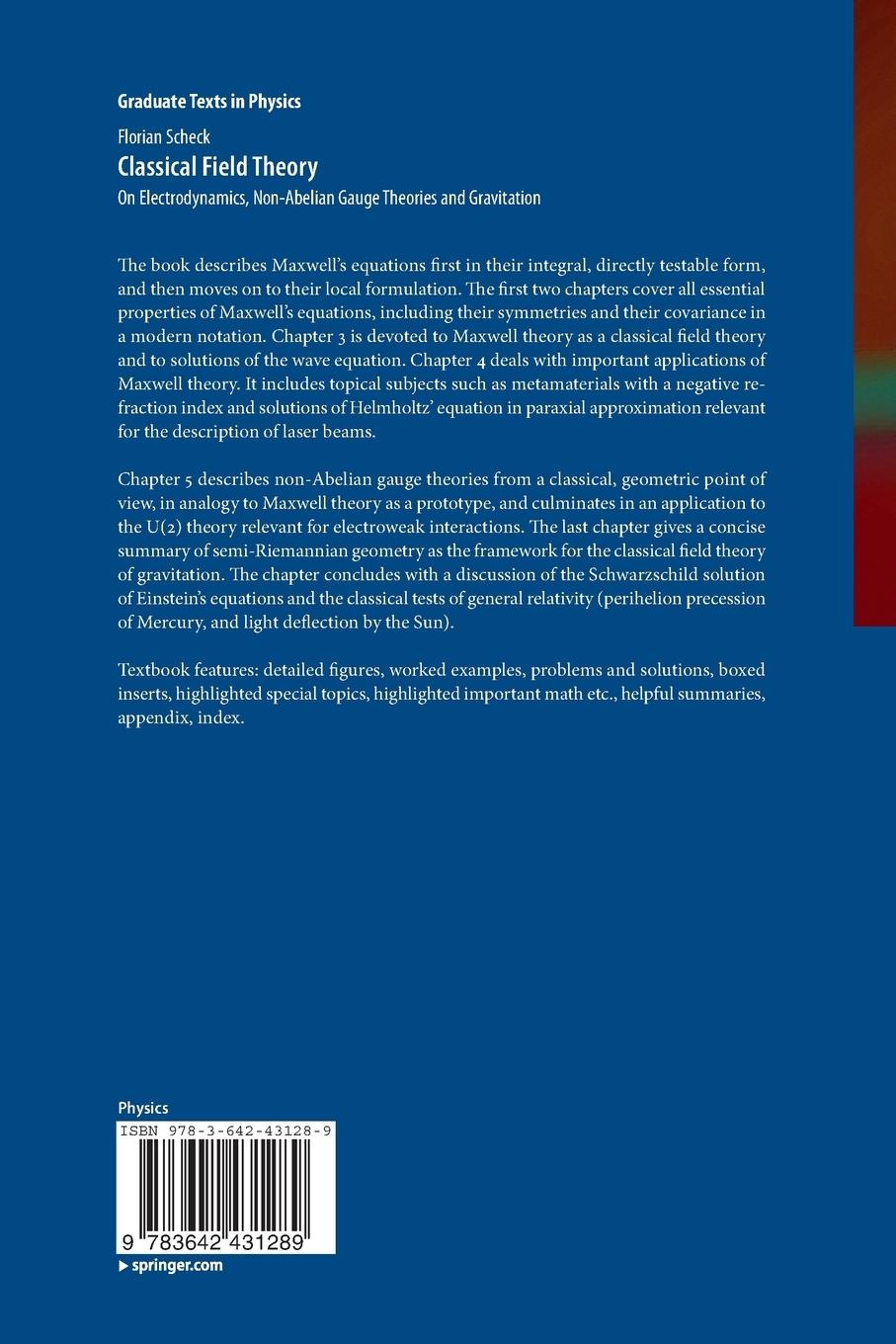 Rückseitencover Classical Field Theory