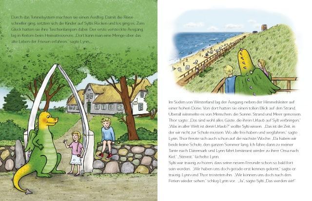 Beispielinhalt (Bild) Die Geschichte vom kleinen Drachen Sylti
