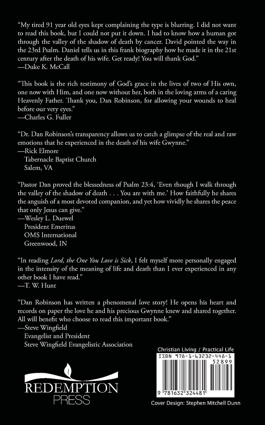 Rückseitencover Lord, the One You Love Is Sick