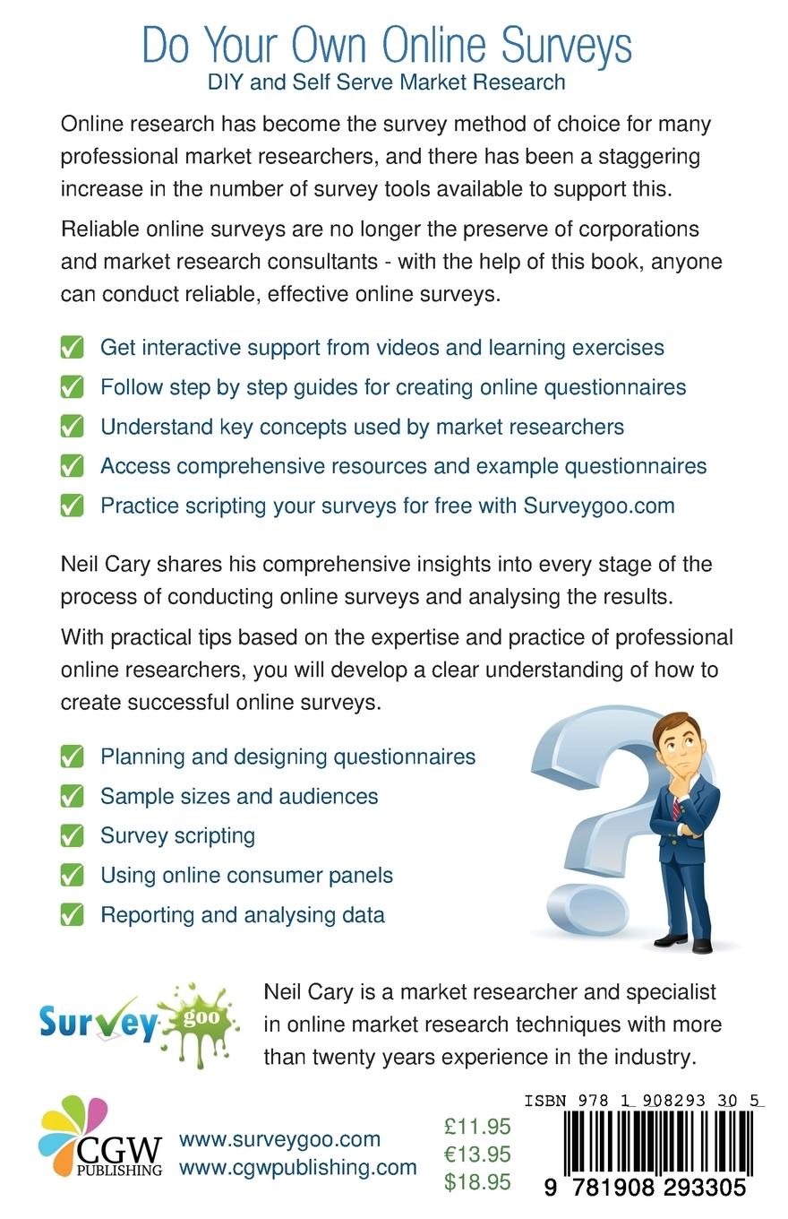 Rückseitencover Do Your Own Online Surveys