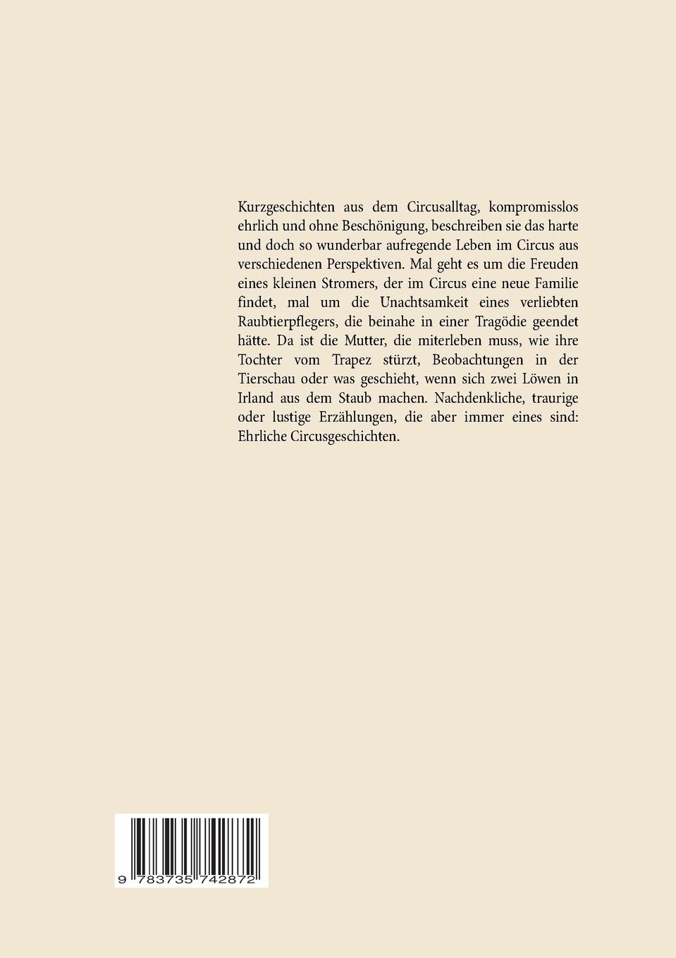 Rückseitencover Circus - ohne Wenn und Aber