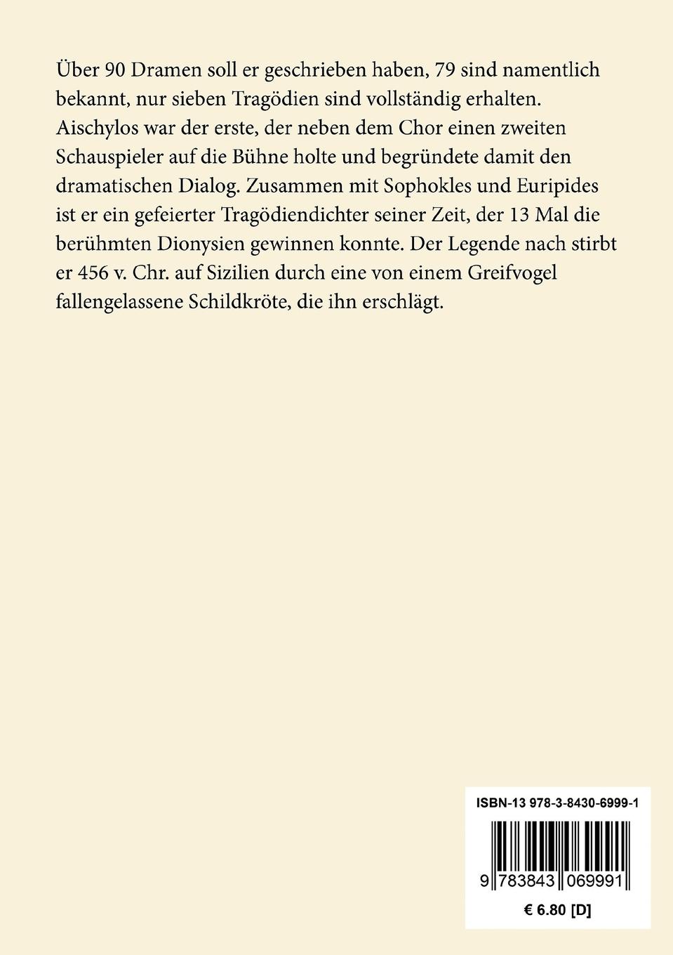 Rückseitencover Der gefesselte Prometheus