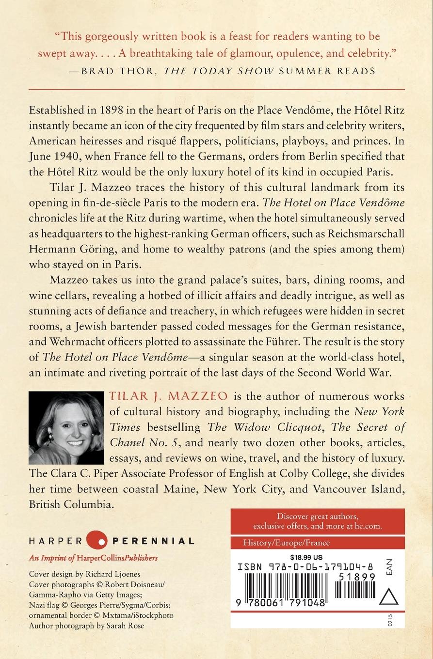 Rückseitencover Hotel on Place Vendome, The