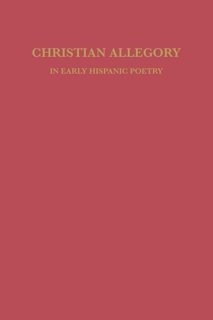 Vorderes Coverbild Christian Allegory in Early Hispanic Poetry