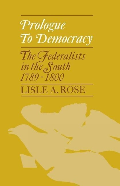 Vorderes Coverbild Prologue to Democracy
