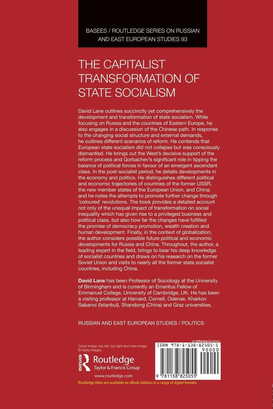 Rückseitencover The Capitalist Transformation of State Socialism