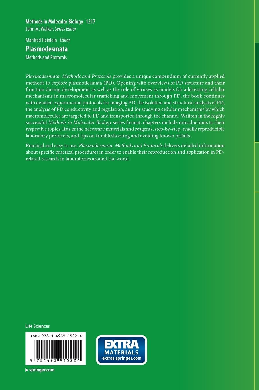 Rückseitencover Plasmodesmata