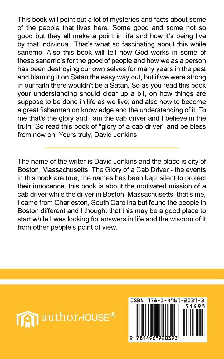 Rückseitencover The Glory of a Cab Driver