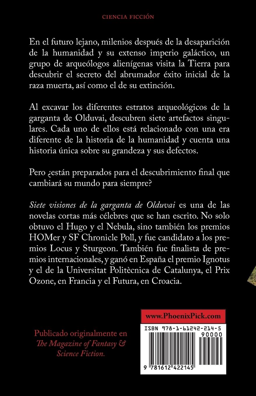 Rückseitencover Siete Visiones de La Garganta de Olduvai