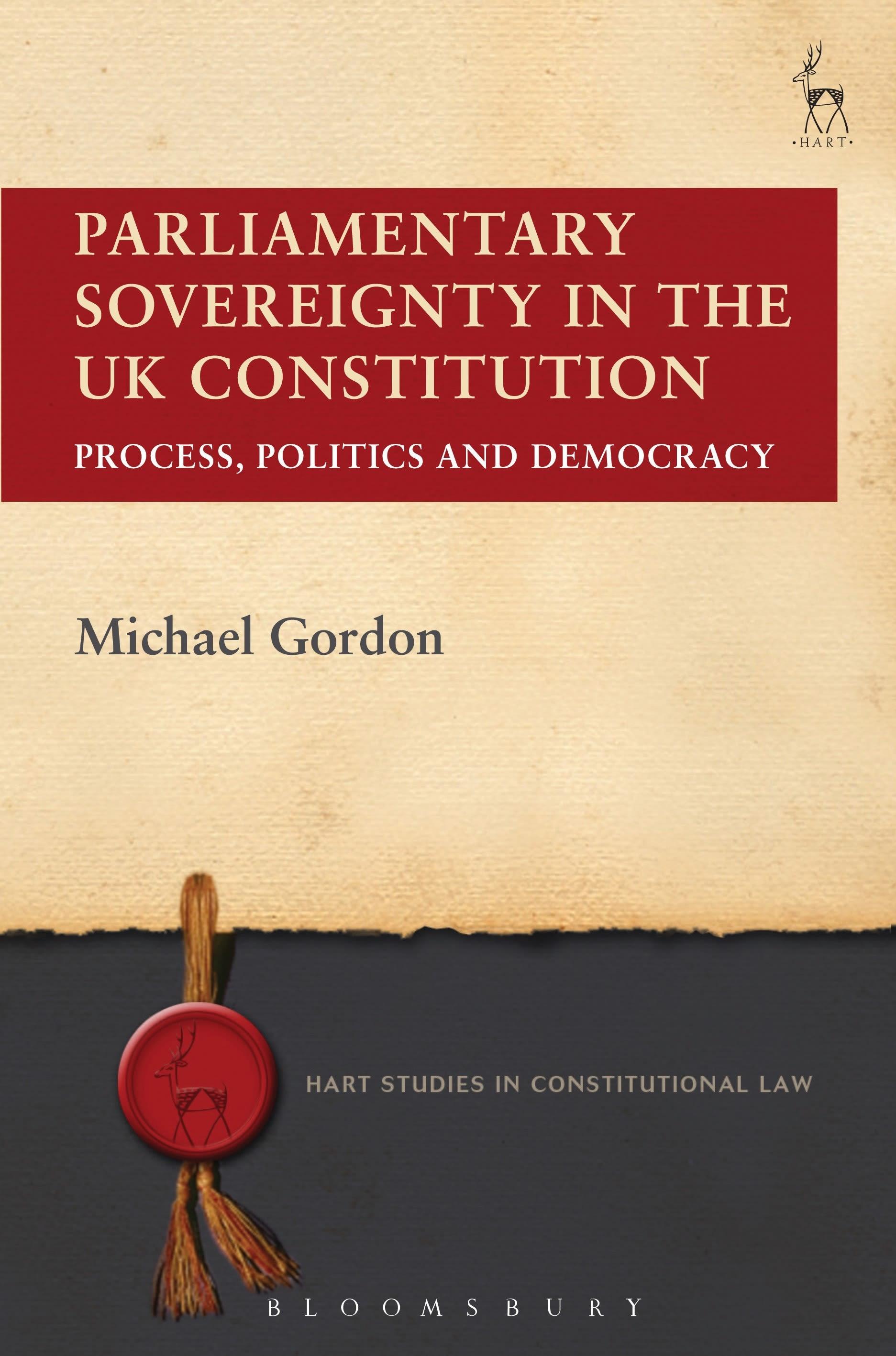 Vorderes Coverbild Parliamentary Sovereignty in the UK Constitution