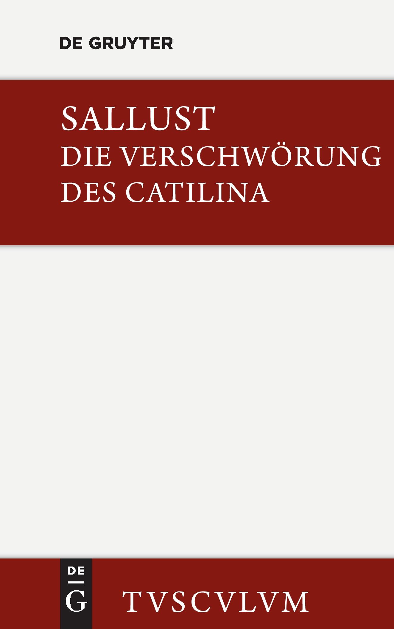 Vorderes Coverbild Die Verschwörung des Catilina