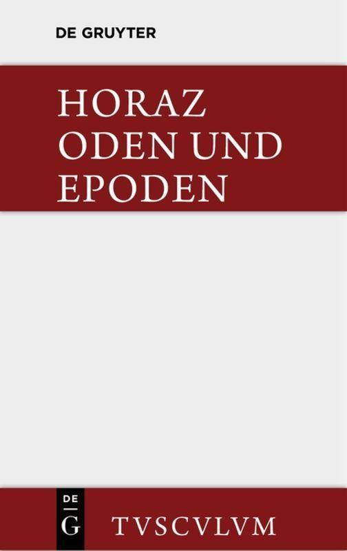 Vorderes Coverbild Carmina / Oden und Epoden. Nach Theodor Kayser und F. O. von Nordenflycht