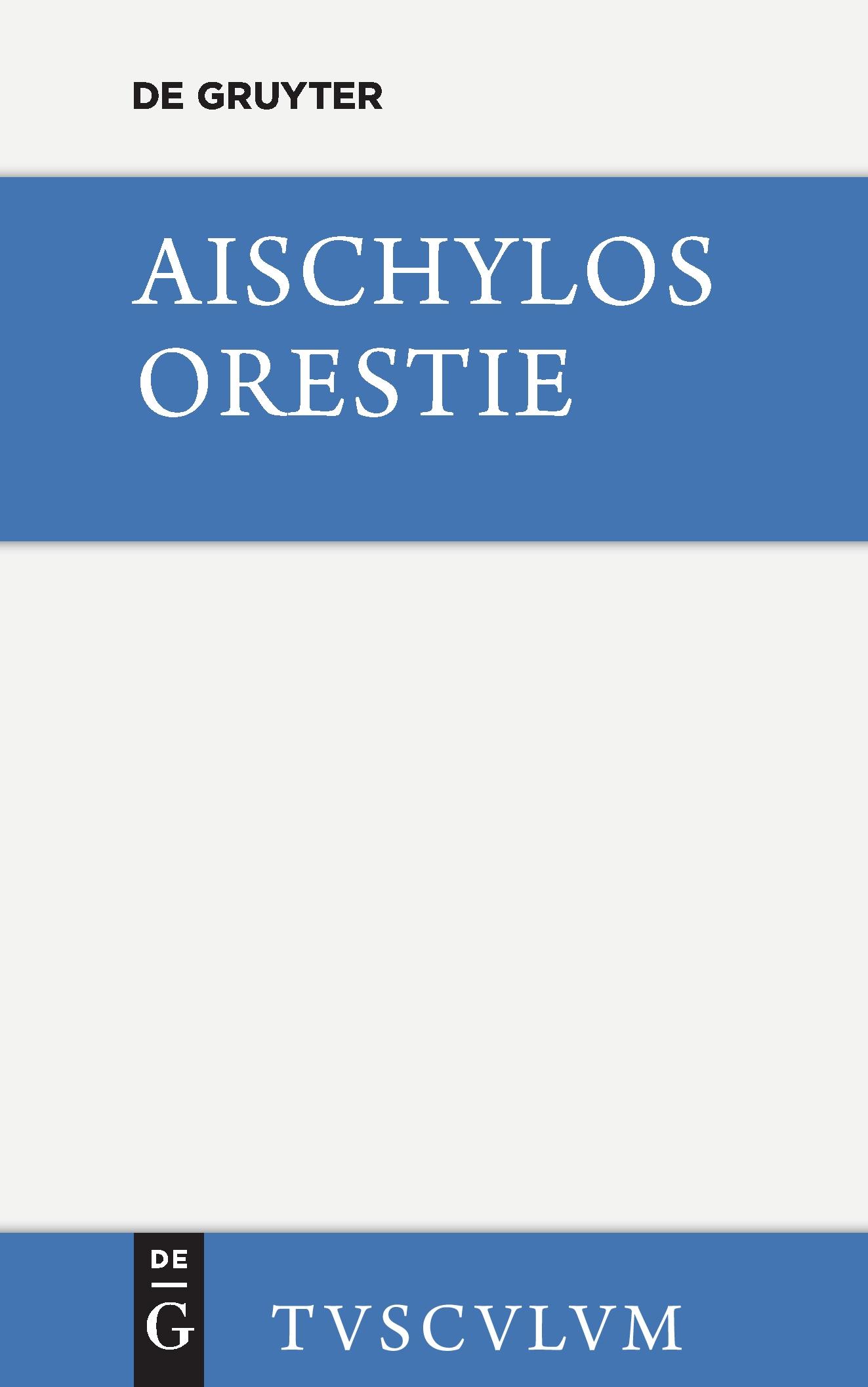 Vorderes Coverbild Orestie