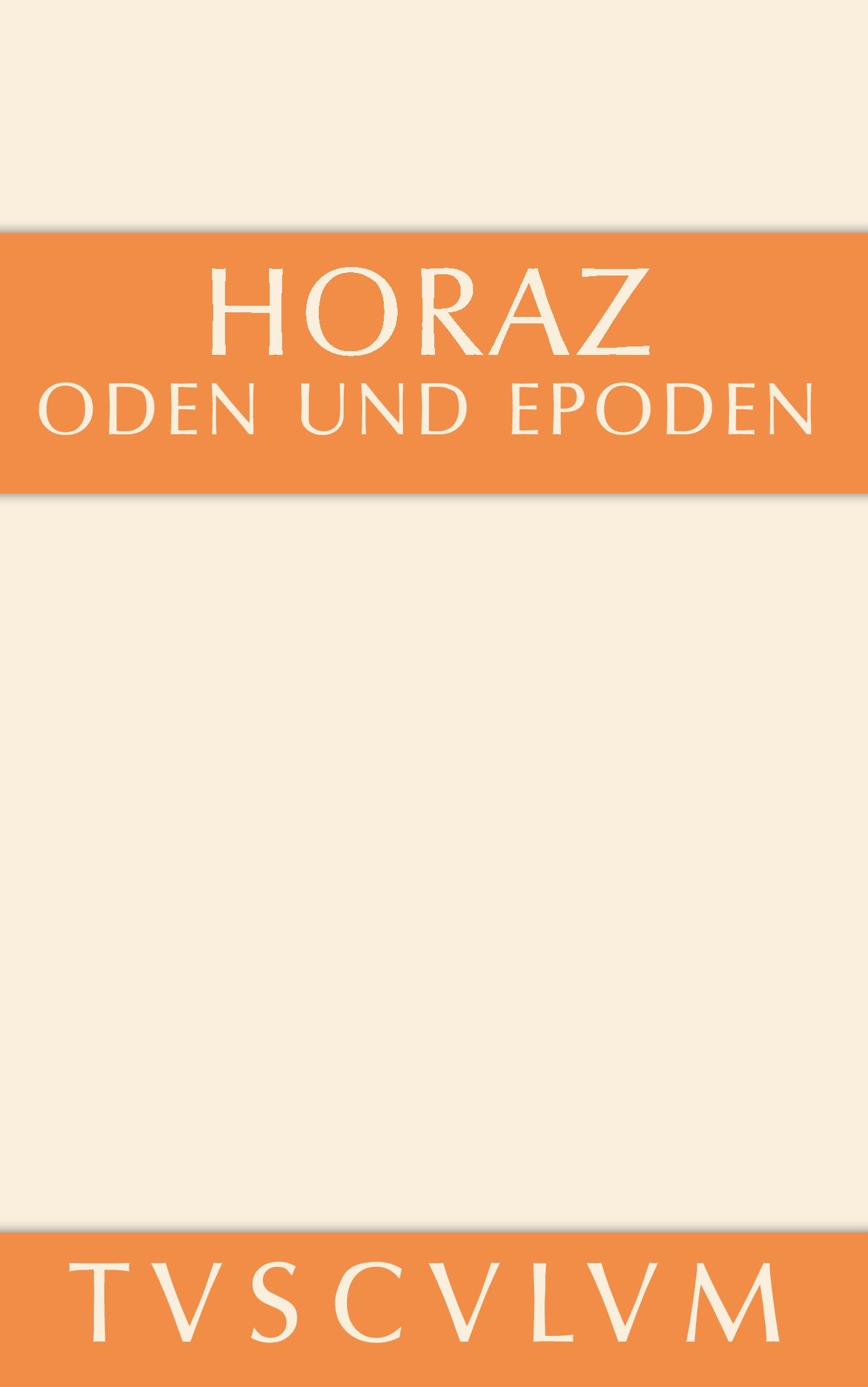 Vorderes Coverbild Oden und Epoden