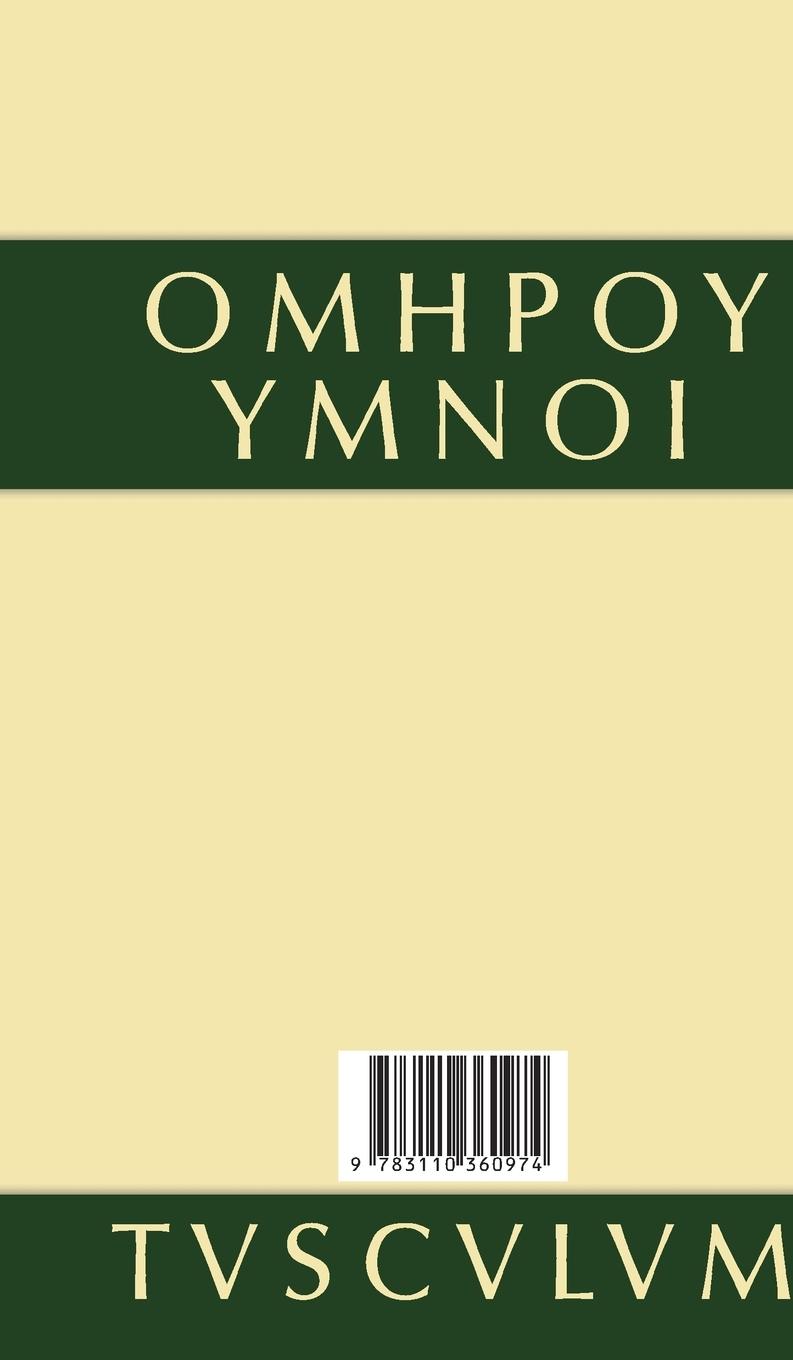 Rückseitencover Homerische Hymnen