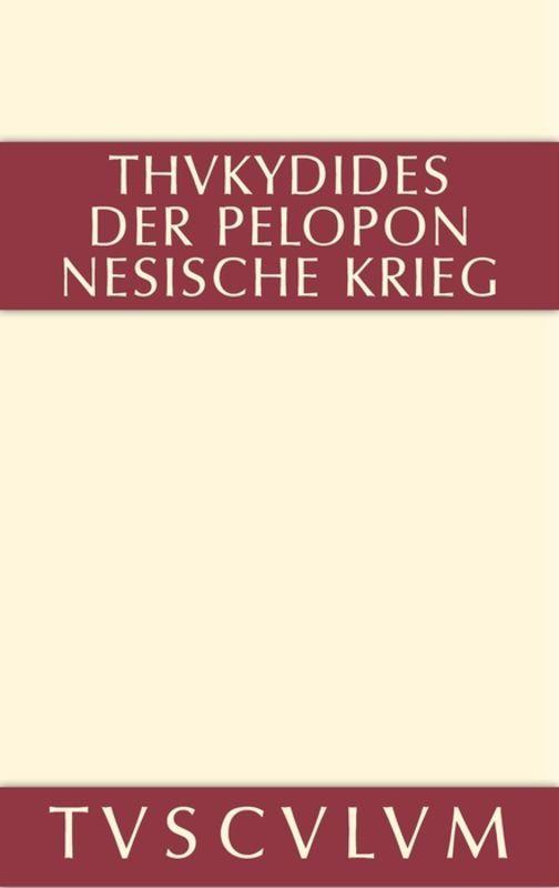 Vorderes Coverbild Geschichte des Peloponnesischen Krieges