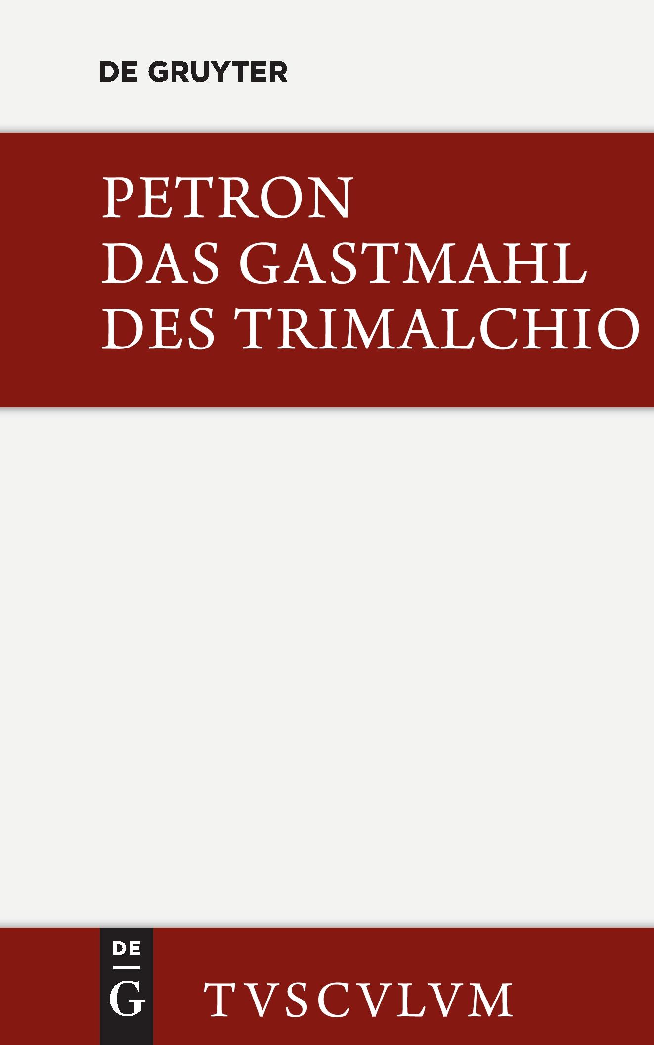 Vorderes Coverbild Das Gastmahl des Trimalchio