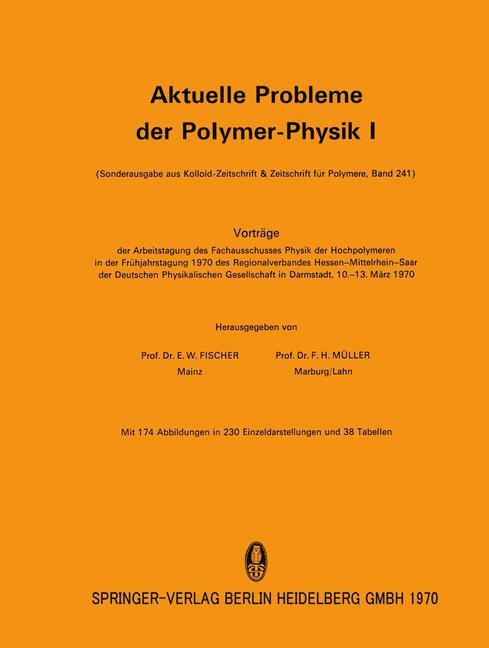Vorderes Coverbild Aktuelle Probleme der Polymer-Physik I