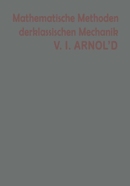 Vorderes Coverbild Mathematische Methoden der klassischen Mechanik