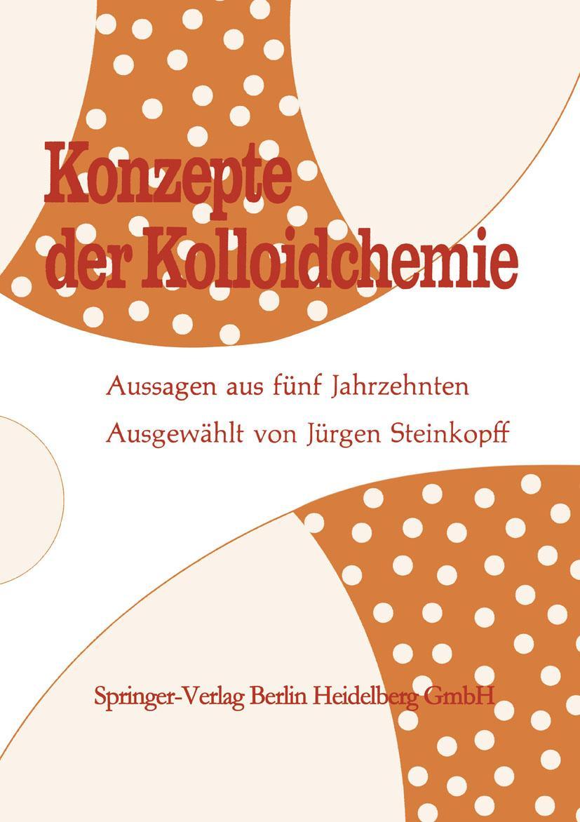 Vorderes Coverbild Konzepte der Kolloidchemie