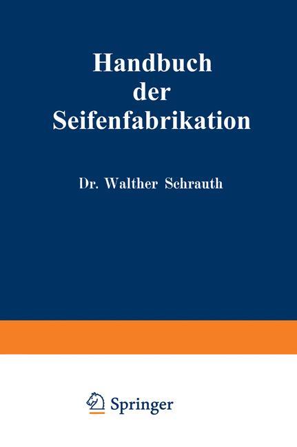 Vorderes Coverbild Handbuch der Seifenfabrikation