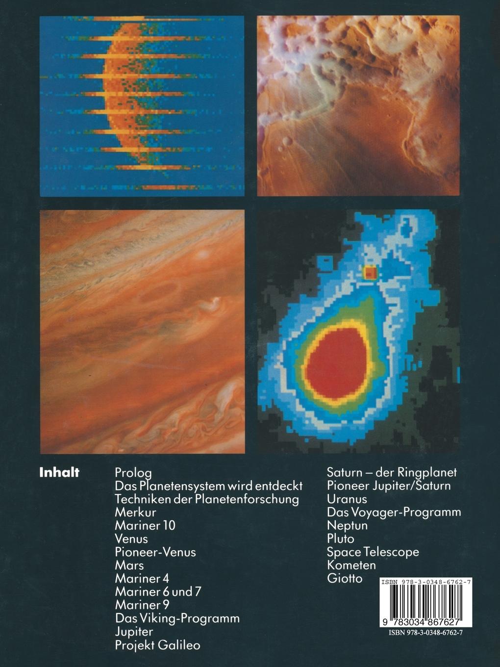 Rückseitencover Planeten Monde Ringsysteme