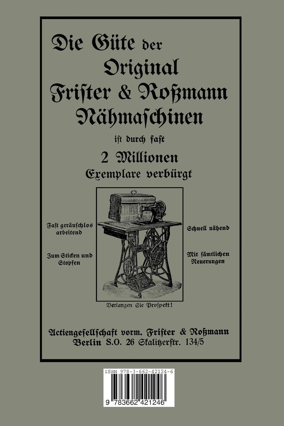 Rückseitencover Maschinenähen
