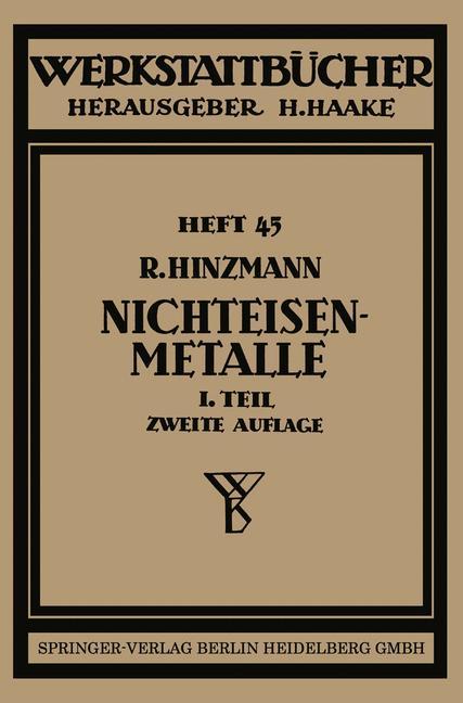 Vorderes Coverbild Nichteisenmetalle