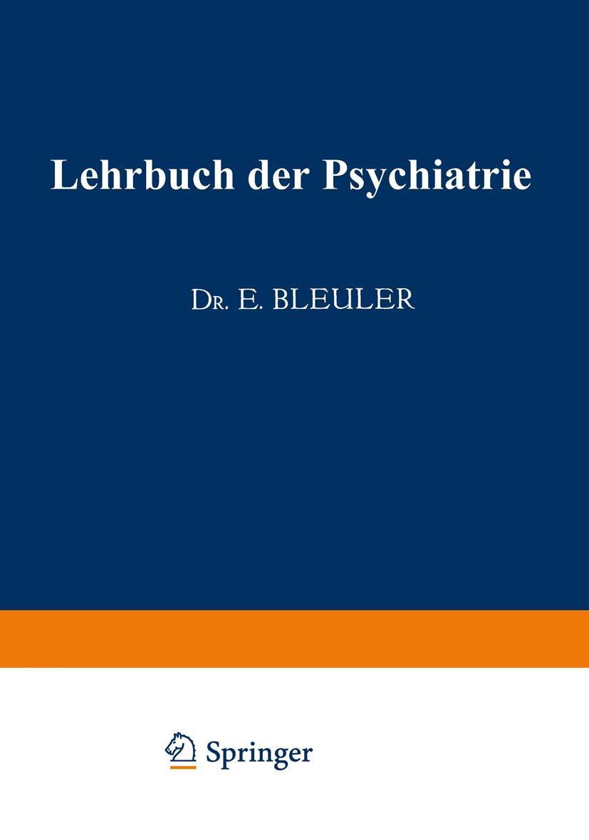 Vorderes Coverbild Lehrbuch der Psychiatrie