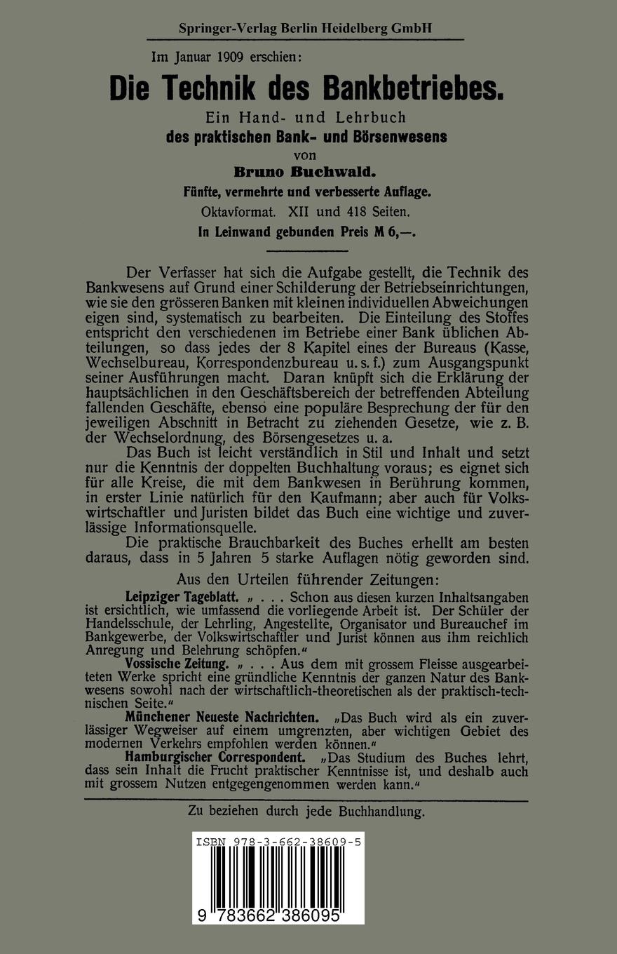 Rückseitencover Die Diskontierung offener Buchforderungen